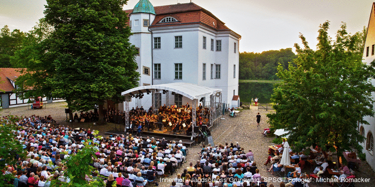 Innenhof / Jagdschloss Grunewald, SPSG / Fotograf: Michael Romacker